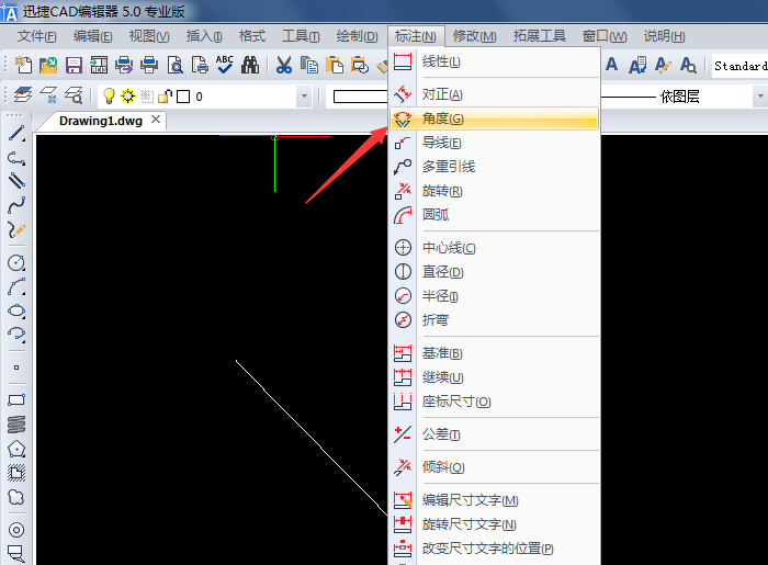 CAD标注角度，绘图技巧，CAD制图