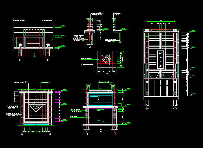 综合楼CAD建筑设计方案图纸4