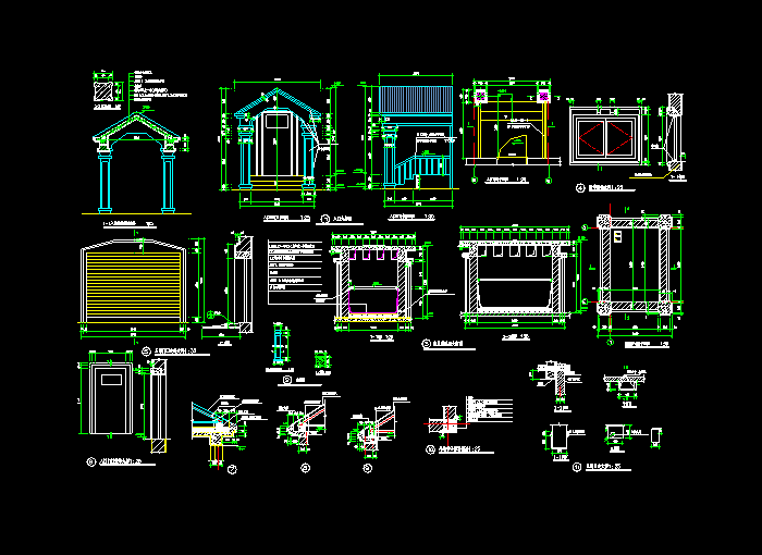 别墅CAD建筑设计方案图纸6